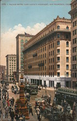 Palace Hotel and Lotta's Fountain Postcard