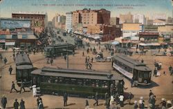 The Loop and Market Street from Union Ferry Depot Postcard