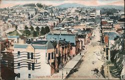 Telegraph Hill - April 6, 1906 Postcard