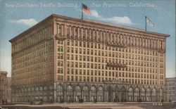 New Southern Pacific Building Postcard