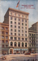 Mechanics' Institute Building, Post Street Postcard