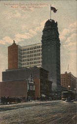 The Humboldt Bank and Bulletin Building Market Street Postcard