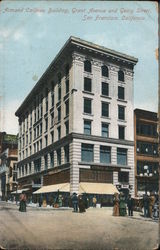 Armand Cailleau Building, Grant Avenue and Geary Street Postcard