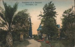Residence of O. Sancomb Postcard