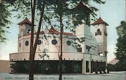 Scenic Railway Building, Idora Park Postcard