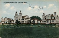 Sherman Indian School Riverside, CA Postcard Postcard Postcard