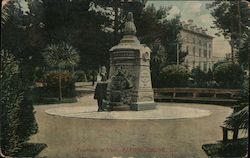 Fountain in the Park Postcard