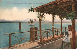 Pier at Lakeside Park Postcard