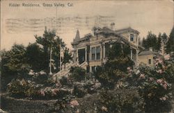 Kidder Residence Grass Valley, CA Postcard Postcard Postcard