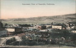 Panoramic View of Vacaville California Postcard Postcard Postcard