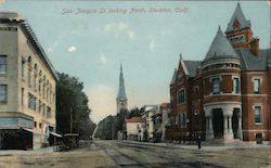 San Joaquin St. Looking North Stockton, CA Postcard Postcard Postcard