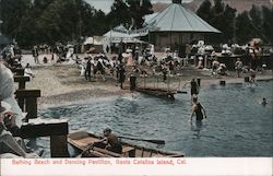 Bathing Beach and Dancing Pavillion Postcard