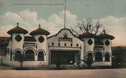 The Municipal Bath House Paso Robles, CA Postcard Postcard Postcard