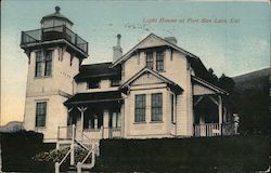 View of Light House Port San Luis, CA Postcard Postcard Postcard