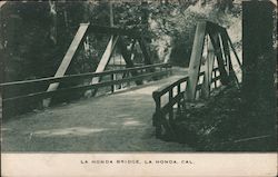 La Honda Bridge California Postcard Postcard Postcard