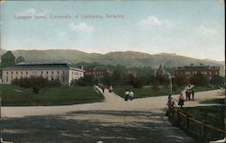 Campus Scene, University of California Postcard
