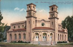 First Methodist Church Postcard