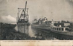 Launch Empress, Owners Lauritzen Bros Postcard