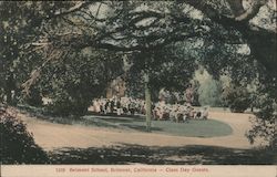 Class Day Guests, Belmont School Postcard