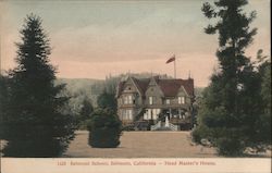 Head Master's House - Belmont School Postcard