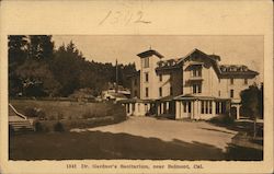 Dr. Gardner's Sanitarium Belmont, CA Postcard Postcard Postcard