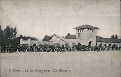Southern Pacific Depot Burlingame, CA Postcard Postcard Postcard