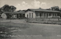Y.W.C.A. Hostess House, Camp Fremont (Now MacArthur Park) Postcard