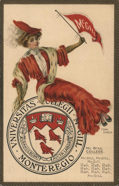 McGill University College Girl Montreal QC Canada F. Earl Christy