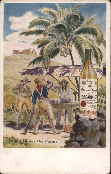 Bacardi Rum Desire under the Palms Advertising