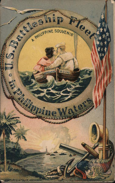 U.S. Battleship Fleet in Philippine Water Navy