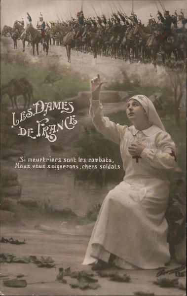 Red Cross Les Dame De France World War I