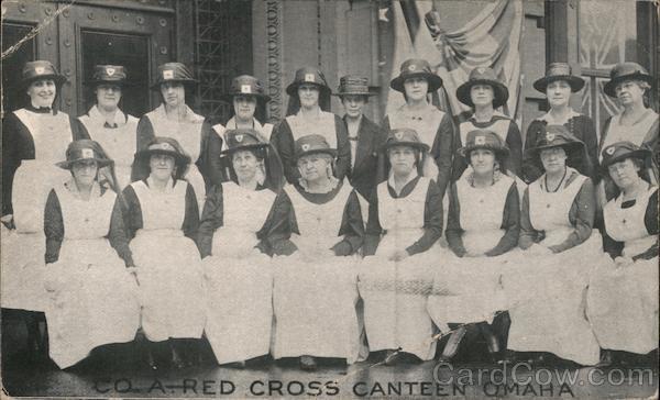 Co. A. Red Cross Nurses Canteen Omaha Nebraska