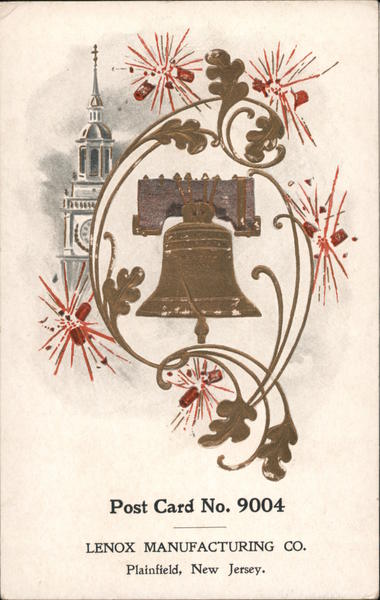 Liberty Bell Lenox Manufacturing Co. Plainfield, NHJ