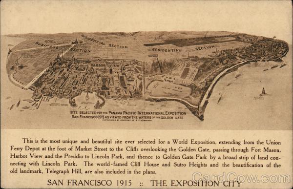 San Francisco 1915 The Exposition City 1915 Panama-Pacific Exposition