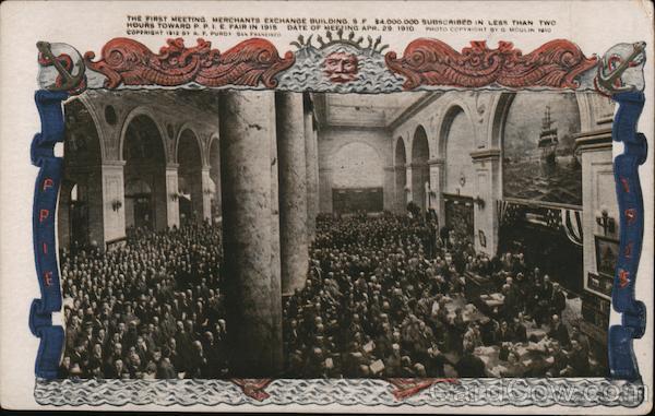 First Meeting, Merchants Exchange Building G. Moulin