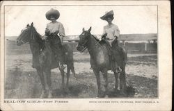REAL COW GIRLS Fort Pierre, SD Postcard Postcard Postcard