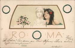 ROMA Series 220 #10 Raphael Kirchner Postcard