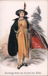 Greetings from one of your fair Allies Postcard