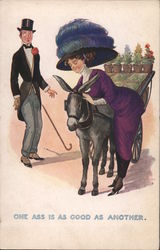 One Ass is As Good as Another Postcard