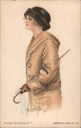 American Girl No. 14 Alice Luella Fidler Postcard