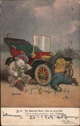 The Roosevelt Bears Take An Auto Ride Postcard