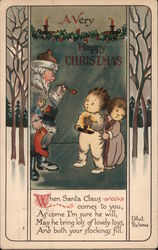 A Very Happy Christmas Postcard
