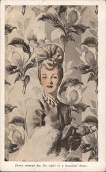 Every woman has the right to a beautiful home. Postcard