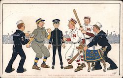 The Chaplain Umpires the Fleet Championship Game Postcard