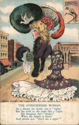 The Overdressed Woman Postcard