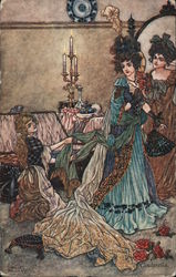 Scene from Cinderella Postcard