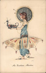 An Eastern Maiden Postcard