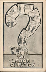 Union: The Labor Question Postcard