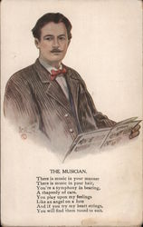 The Musician Postcard