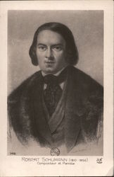 Robert Schumann Postcard